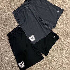 Set of 2 Nike Dri-Fit Black and Gray Butler Bulldogs Men’s Shorts
